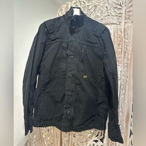 G-Star Black Military Field Overshirt